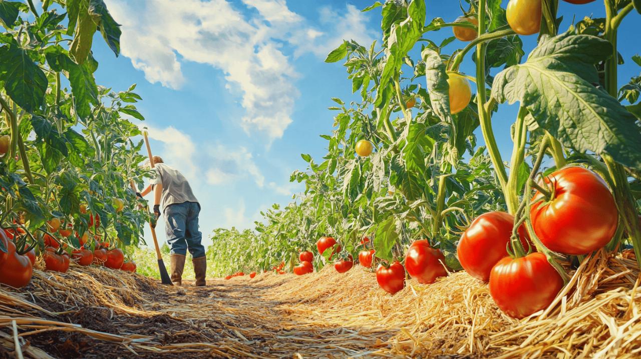 Comment bien pailler ses tomates ? Les nouvelles techniques de paillage ecologique